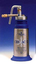 Tank Liquid Nitrogen Cry-Ac-3 w/5 Tips 3Yr Limited Warranty Capacity 300ml 10 Oz. 10-12hours static holding time by Brymill Cryogenic Systems, Inc.  ID B-800